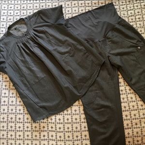 Figs maternity scrubs